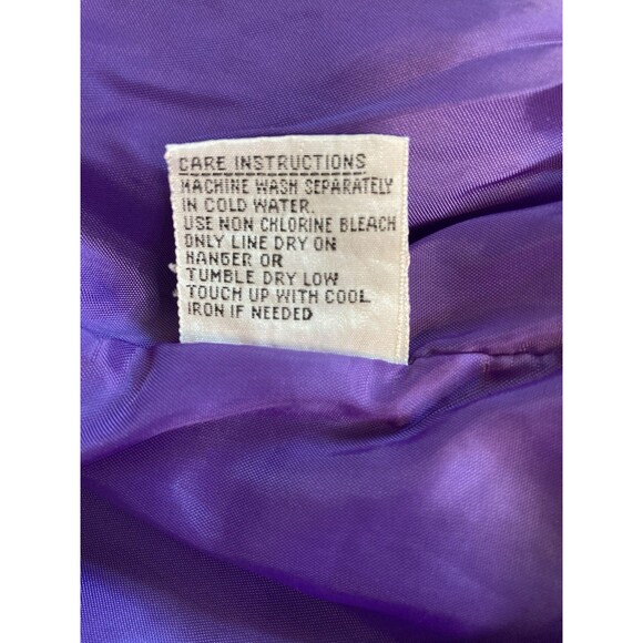 Vtg Y2K Ski Jacket Womens M Funky Retro 70s Bold Color Block Lightweight Coat - Picture 10 of 13